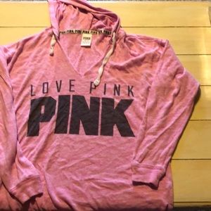 VS PINK very light weight hoodie. Size small